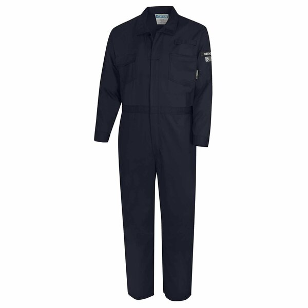 Oberon FR/Arc-Rated 7.5 oz  88/12 Safety Coveralls, Navy, 2XL ZFE109-2XL